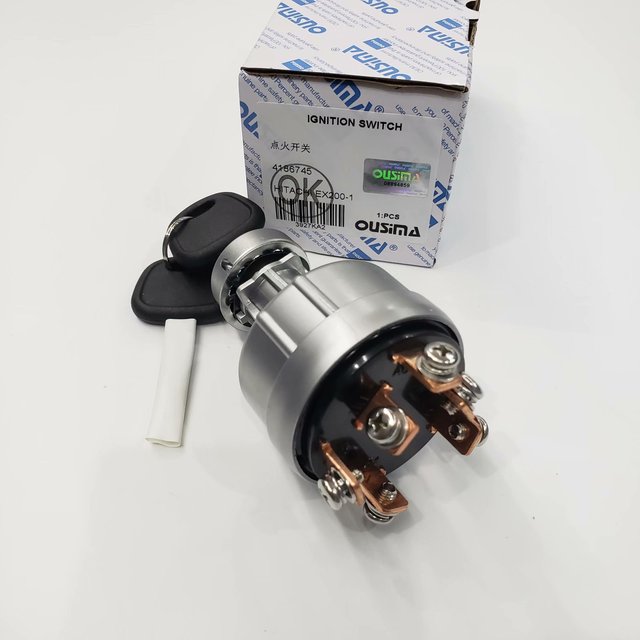 4186743 4186745 Key Start Ignition Switch for Hitachi Excavator EX200-1