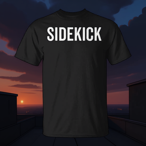 Sidekick Parent Quick Costume <b>Superhero</b> T-<b>Shirt</b> Adult Unisex Black - Product Image 3