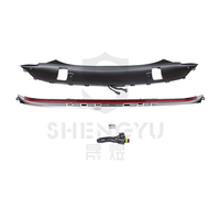 Auto corps systèmes pour Porsche Cayman 718 982 16-21 à GTS avant pare-chocs avant et arrière à lèvres tuyaux d'échappement spoiler feu arrière