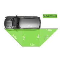 Auvent de camping pliable à 180 degrés, 2 m, autoportant, pare-soleil portable pour camping-car, SUV tout-terrain