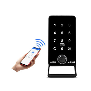 TTLock Gimnasio Casillero Sin Llave Cerradura de Gabinete Digital Popular Tarjeta RFID Lector de Huellas Dactilares Mango de Aleación de Zinc Cerradura Inteligente - Product Image 1