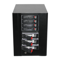 Casing Server NAS Tower 8 Bay, Chassis Server Industri Mini ITX, Casing Server Penyimpanan