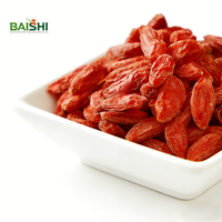 Bayas de Goji Orgánicas Secas de Primera Calidad, Origen Ningxia, Suministro Directo de Fábrica al por Mayor para Producción de Repostería