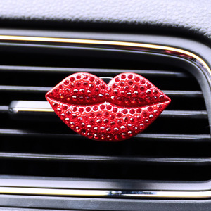 Bling Interior Decor Rhinestone Aromatherapy Essential Oil <strong>Diffuser</strong> Lipstick <strong>Car</strong> Air Freshener Vent <strong>Clip</strong> With Fragrance - Product Image 6