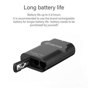 Cho Boya BY-WM4 PRO K1 K2 không dây Studio Condenser <span class=keywords><strong>Microphone</strong></span> cho Iphone DSLR Video vlog - Product Image 5