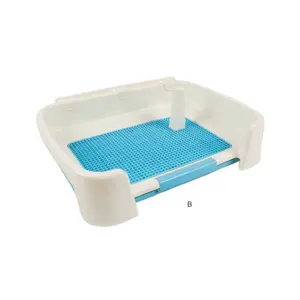 Commercio all'ingrosso di Plastica Doggie Indoor Pet Vasino Vassoio Parco Angolo Toilette Cane