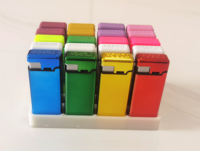 Nouveau Briquet Électronique en Plastique au Design Européen Moderne 2026, Prix Usine OEM, à Gaz Butane, Coupe-Vent, Rechargeable pour Cigarettes