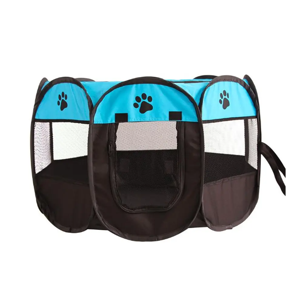 2023 Draagbare Achtkant Opvouwbare Pet Tent Box Hond Slaaphek Drager Hond Huis Pet Kooi