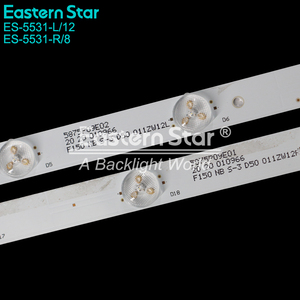 Bande lumineuse <span class=keywords><strong>LED</strong></span> pour téléviseur ES-5531, 8+12 <span class=keywords><strong>LED</strong></span>, pour téléviseur <span class=keywords><strong>LED</strong></span> AUO P750QVN02.2, remplacement de la lumière du téléviseur LCD, barre de rétroéclairage du téléviseur - Product Image 6