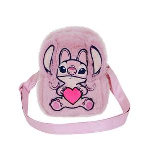 Karactermania - Bolso Bandolera de Peluche con Diseño de Corazón de Ángel de Lilo y Stitch de Disney, Color Rosa - Product Image 2