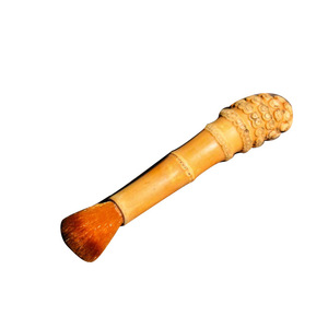 Juego de cepillos para tetera de raíz de bambú con mango tallado para piezas de juego de té Kung Fu - Product Image 2