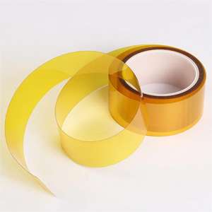 غشاء بوليميد شفاف عالي الجهد بغشاء نحاسي مطلي ثنائي الاتجاه شريط كابتون مطاطي غشاء بوليميد ناعم من الفئة H - Product Image 2