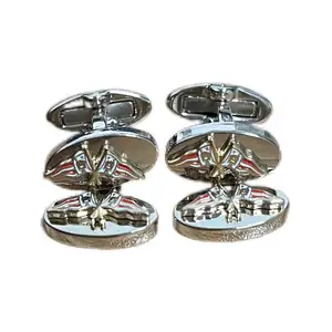 Wholesale Metal Cufflinks Social Organization Button Men's French Shirt Cufflinks