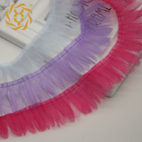 Bande de dentelle plissée en fil bouclé gaufré de 3,5 cm (1,4 pouces) pour la confection de crinolines décoratives DIY