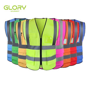 Gilet de sécurité réfléchissant de haute qualité vestes gilet réfléchissant gilet de travail de sécurité réfléchissant Oem bon marché - Product Image 1