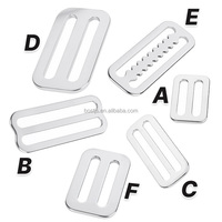 Quincaillerie de rigging à réglage rapide pour sangle, en acier inoxydable 316, 25mm, 38, 50, 3 Bar Tri Slide 1'' 2"