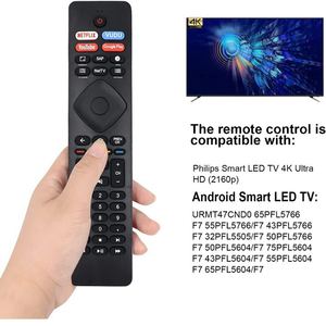 RF402A-V14 IR Universal Smart <span class=keywords><strong>TV</strong></span> Control remoto de reemplazo para <span class=keywords><strong>Philips</strong></span> <span class=keywords><strong>Android</strong></span> <span class=keywords><strong>TV</strong></span> URMT26RST004 NH800UP URMT47CND0 - Product Image 6