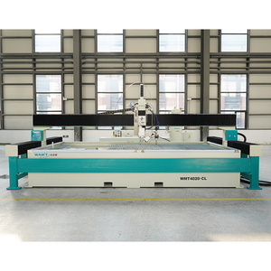 เครื่องตัดวอเตอร์เจ็ท CNC 5แกนและเครื่องตัดหินอ่อนเครื่องตัดเจ็ทด้วยน้ำพร้อมหัวขัดและส่วนประกอบหลักของปั๊ม - Product Image 1