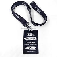 Badges en plastique personnalisés à impression rapide pour petites commandes, passe événementiel, passe VIP, étiquette nominative d'identification, badge d'accès arrière-scène avec cordon pour exposition