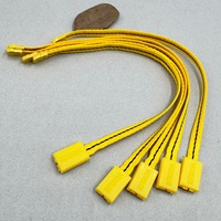 Cordons d'étiquettes de vêtements en stock, scellés PVC, cordes, ficelles, dispositifs de suspension, dispositifs de verrouillage pour sacs, pour le stockage de céréales, découpés au laser, écologiques, personnalisés
