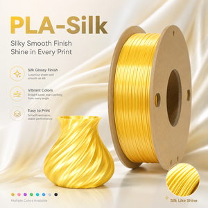 Ultra Smooth Silk PLA Filament 1.75mm 1kg 0.03mm Accuracy High Shine 3D <b>Printing</b> <b>Material</b> for Gift PLA-Silk 3D Filament - Product Image 2