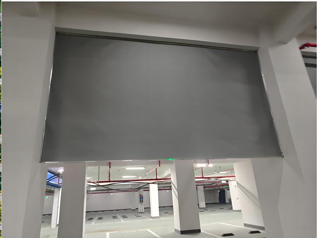 Fireproof Cloth Smoke Curtains Suitable for Underground Garages Thermal Curtains Insulated