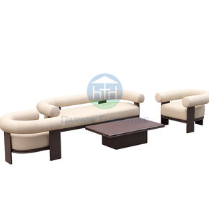 Foshan Darwin Canapé <span class=keywords><strong>de</strong></span> <span class=keywords><strong>jardin</strong></span> moderne et unique <span class=keywords><strong>de</strong></span> haute qualité avec canapé d'extérieur confortable en mousse d'aluminium Meubles <span class=keywords><strong>de</strong></span> patio - Product Image 3