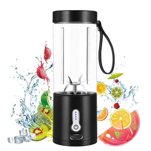 Passen เครื่องปั่นน้ำผลไม้ไฟฟ้าแบบพกพา, 530มล. 4000มิลลิแอมป์ต่อ USB ใบมีดสแตนเลสเงียบถ้วยผลไม้สดปั่นกลางแจ้งของใช้ในครัวเรือน - Product Image 1