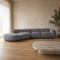 Série de canapés modulaires créatifs en tissu pour salon de luxe, design italien de haute qualité, pour maison de prestige