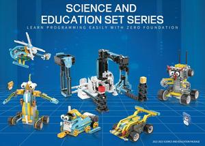 CB01 khối xây dựng khoa học và giáo dục robot có thể tự làm cho trẻ em giáo dục sớm lớp lập trình đồ chơi robot điện - Product Image 5