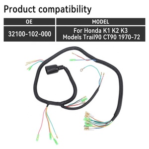 สายควบคุมหลัก32100-102-000 32100-077-000สำหรับฮอนด้า CT90 <span class=keywords><strong>K1</strong></span> K2 K3 Trail90 CT90 1970-72สายรัดสำหรับรถจักรยานยนต์ - Product Image 4