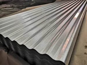 Uzun açıklıklı çatı makas fiyatları stok GI çinko galvanizli Galvalume oluklu çatı kiremitleri sac 04mm 12ft