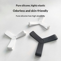 Support de Palmes Réutilisable à Ajustement Élastique et Fixation Rapide pour Équipement d'Entraînement de Natation, Coloris Noir et Blanc, OEM/ODM