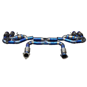 Pour Corvette C8 Stingray <span class=keywords><strong>Htc</strong></span> Z06 Z51 Performance d'échappement tuyaux d'échappement droits système Catback accessoires de voiture d'échappement en titane - Product Image 2