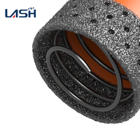 Scie cloche diamantée brasée à ressort ultra-résistante de 18 mm à 65 mm de diamètre pour carrelage, verre, marbre avec tige hexagonale antidérapante