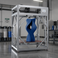 Imprimante 3D à granulés AI Smart FGF grand format 2400 mm avec nivellement automatique et alimentation automatique pour l'impression industrielle