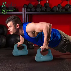 Zhensheng Fitness Use a barra de flexão 2 em 1 para exercícios corporais, multifuncional, kettlebells de 6 a 13 libras, para academia e uso doméstico