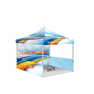 La publicité En <span class=keywords><strong>Aluminium</strong></span> Pliant Imprimé Pop Up tente de salon commercial - Product Image 1