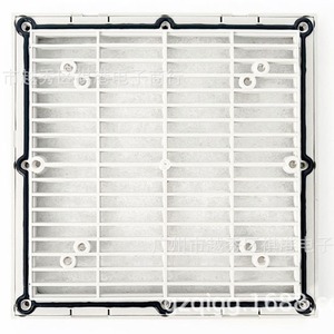 Filtre de ventilation ZL-804, couvercle de ventilateur de 15CM avec anneau d'étanchéité pour ventilateur de refroidissement à flux axial, matériau ABS, filet anti-poussière - Product Image 1