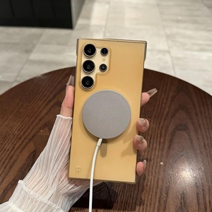 Nuova custodia per telefono magnetica traslucida senza cornice per <span class=keywords><strong>Samsung</strong></span> <span class=keywords><strong>S22</strong></span> S23 S24 S25 <span class=keywords><strong>Ultra</strong></span> Plus opaca rigida per PC <span class=keywords><strong>Cover</strong></span> antiurto - Product Image 6