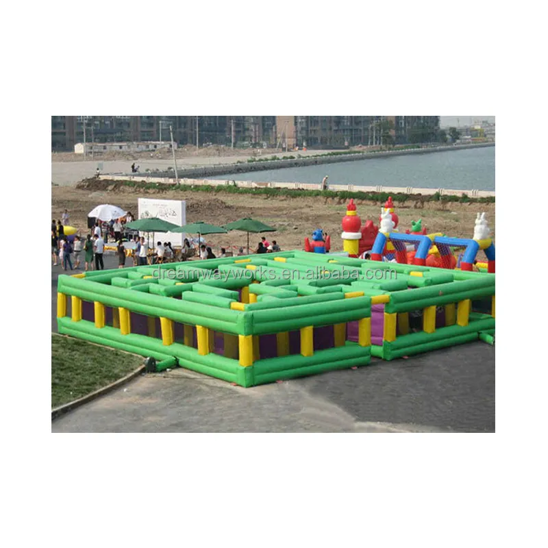 China fabricar Guangzhou fábrica labirinto inflável para venda
