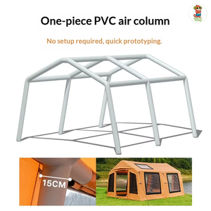 Groene Oor Aap Grote Luxe 5 6 <span class=keywords><strong>7</strong></span> Persoons Waterdichte Duurzame Opblaasbare Luchtdichte Kampeertent voor Buiten Kamperen - Product Image 4