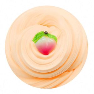 Toysrunner <b>Polymer</b> Clay Polimer Clay Slime Mud Cotton Mud Slime 200ml Peach Slime - Product Image 5