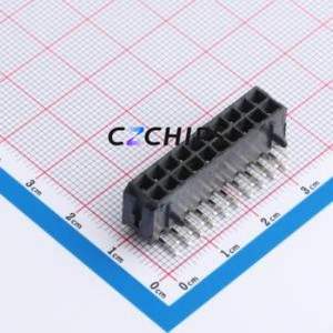 WAFER-MX3.0-20PWZ Wire-to-Board Pin Header Bent Lead Through Hole,P=3mm Connector 2x10P 3mm Right Angle Insert Micro-Fit MX 3.0 - Product Image 1