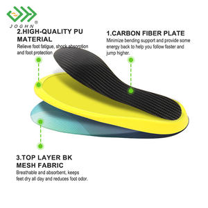 Semelles orthopédiques JOGHN ODM personnalisées pour le basketball, avec support de voûte plantaire et plaque en carbone, semelles en fibre de carbone - Product Image 6