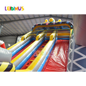 Tùy chỉnh PVC không gian bên ngoài tên lửa chủ đề nhảy lâu đài nhà bị trả lại MOONWALK Inflatable Bouncer lâu đài bouncy với trượt Combo - Product Image 6