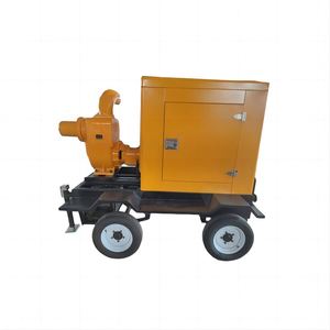 Pompe à eau diesel mobile de haute qualité et robuste avec remorque pour l'irrigation agricole - Product Image 4