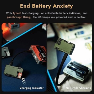 <span class=keywords><strong>Mini</strong></span> linterna portátil magnética EDC recargable <span class=keywords><strong>G5</strong></span>, luz LED de <span class=keywords><strong>400</strong></span> lúmenes, lámpara de plástico, linterna corporal - Product Image 5