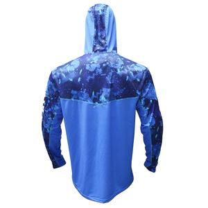 2023 camisas con capucha para hombre al aire libre resistentes a <span class=keywords><strong>IUv</strong></span> para hombre con ropa de caza con protección facial - Product Image 2