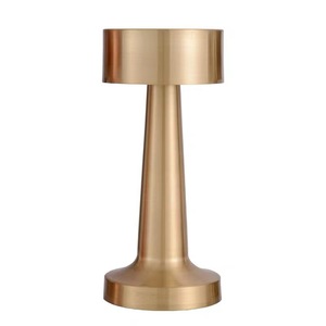 Lámpara de mesa de barra Retro de Metal, luz de noche LED, <span class=keywords><strong>Sensor</strong></span> táctil recargable, inalámbrico, comedor, café, restaurante, luz decorativa - Product Image 1